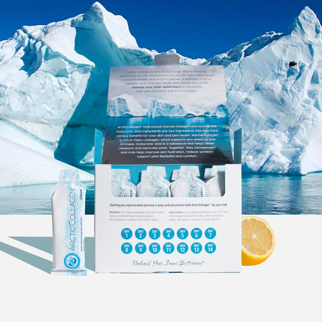 Marine Collagen Liquid Supplement - Lemon Flavor